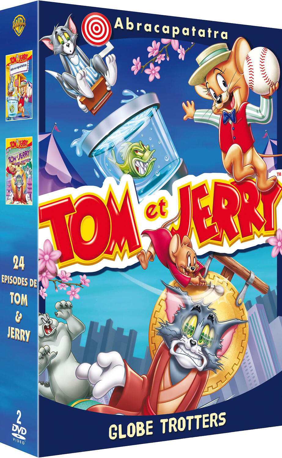 Couverture de : Tom et Jerry - Abracapatatra + Globe Trotters