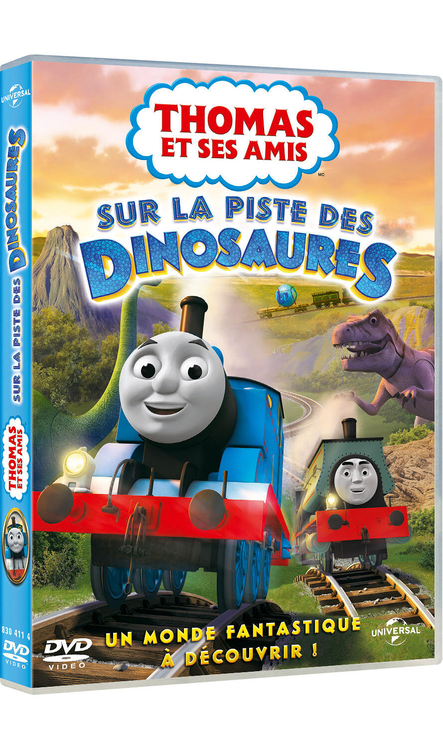 Couverture de : Thomas et ses amis - Sur la piste des dinosaures