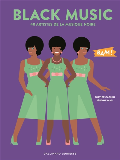 Couverture de : Black music : 40 artistes de la musique noire