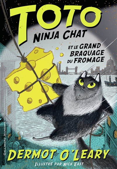 Couverture de : Toto Ninja chat v.2, Toto Ninja chat et le grand braquage du fromage