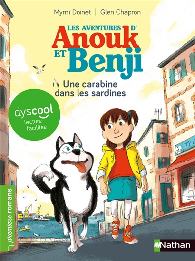 Couverture de : Les aventures d'Anouk et Benji, Une carabine dans les sardines