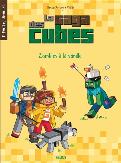 Couverture de : La saga des cubes v.2, Zombies à la vanille