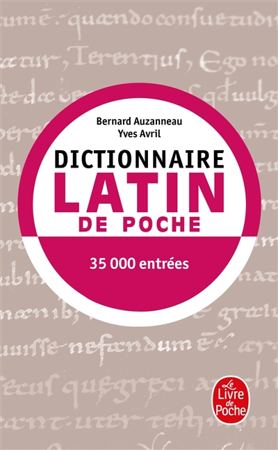 Couverture de : Dictionnaire latin de poche : (latin-français)