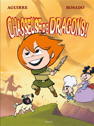 Couverture de : Les chroniques de Claudette v.2, Chasseuse de dragons !