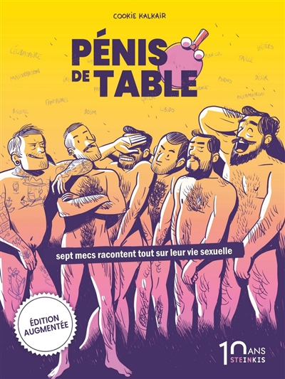 Couverture de : Pénis de table : sept mecs racontent tout sur leur vie sexuelle