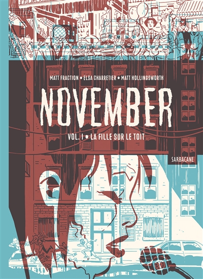 Couverture de : November v.1, La fille sur le toit