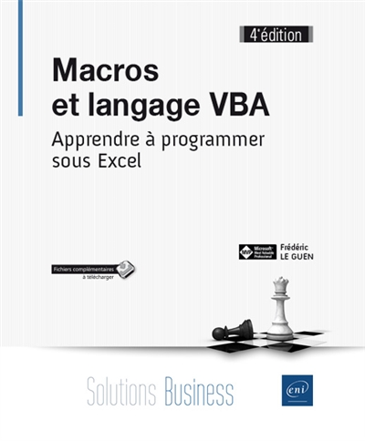 Couverture de : Macros et langage VBA : apprendre à programmer sous Excel
