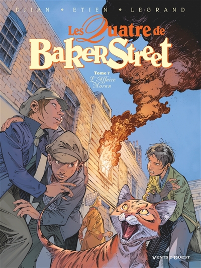 Couverture de : Les quatre de baker street v.7, L'affaire Moran