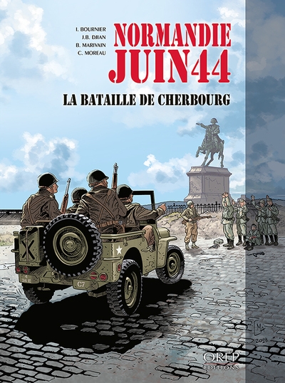 Couverture de : Normandie, juin 44 v.7, La  bataille de Cherbourg