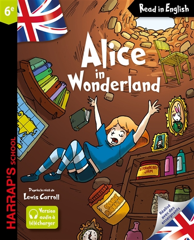 Couverture de : Alice in wonderland