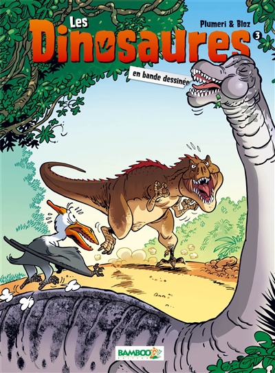 Couverture de : Les dinosaures en bande dessinée v.3