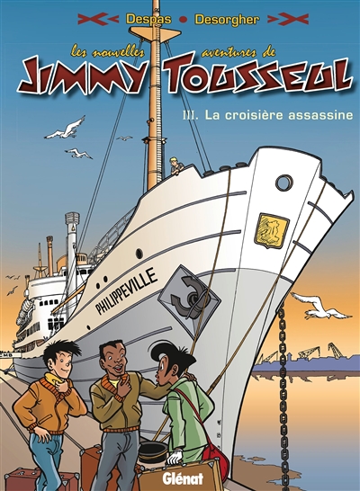 Couverture de : Les nouvelles aventures de Jimmy Tousseul v.3, La croisière assassine