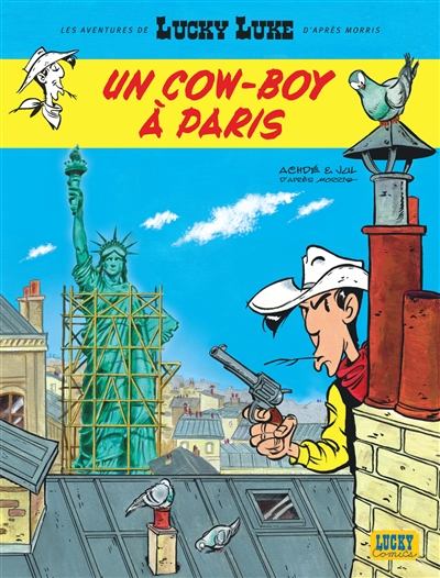 Couverture de : Lucky Luke v.8, Un cow-boy à Paris
